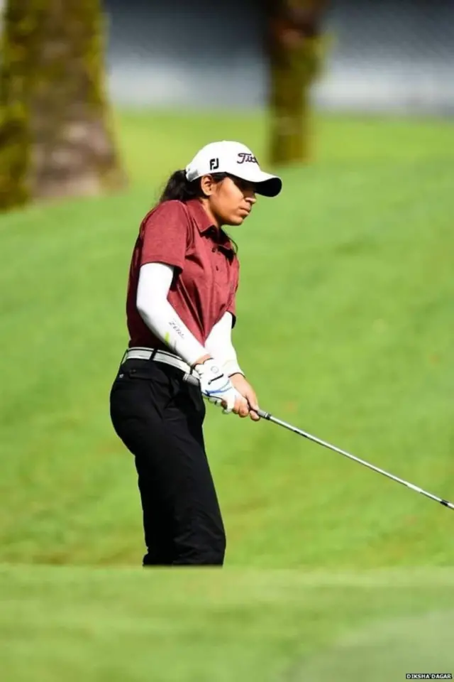 ગોલ્ફના મેદાનમાં દીક્ષા ડાગર