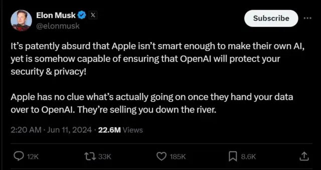 मस्क ट्वीट