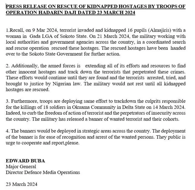 Akwụkwọ ozi banyere ndị a na-achọ achọ