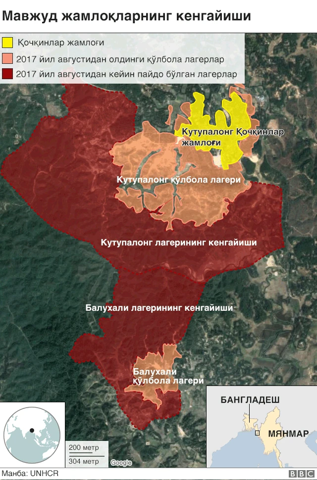 Қочқинлар жамлоғининг кенгайиши