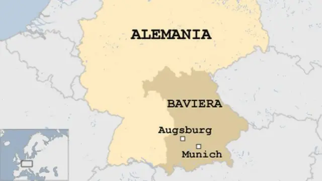 Mapa de Alemania