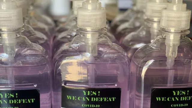 လှူဒါန်းထားသော လက်ဆေးရည်များ