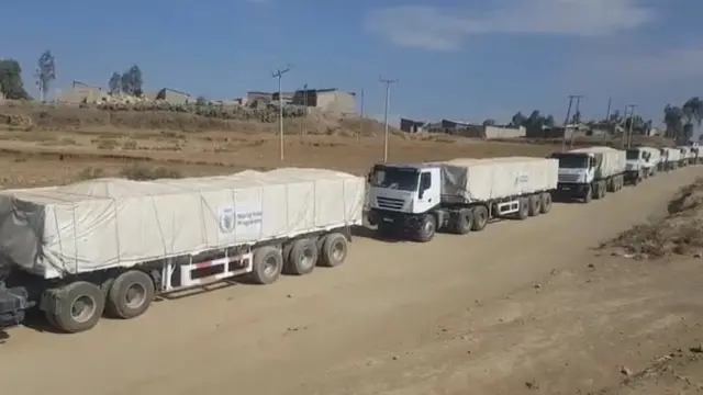 ናብ ትግራይ ዝተበገሳ 50 ናይ ረዲኤት መካይን መቐለ ኣትየን