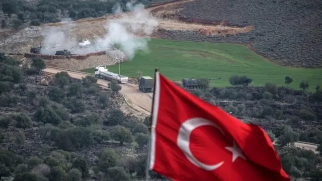 حمله نیروهای ترکیه به مواضع کردها در مرز سوریه