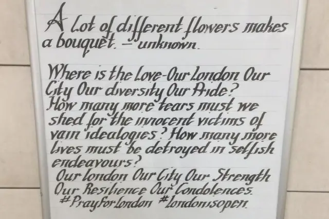 Слова порсле теракта на Лондонском мосту