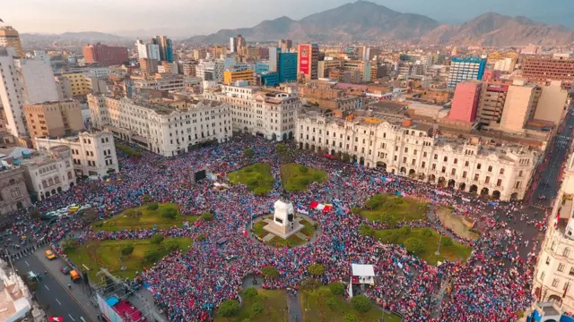 Protesto no Peru