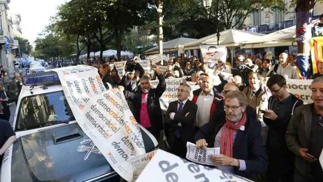 Митинг в Барселоне