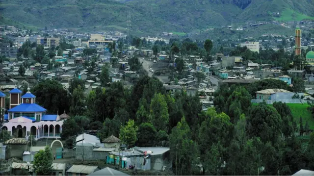 የተፈናቀሉ ሰዎች ከተጠለሉባቸው ከተሞች አንዷ ሰቆጣ