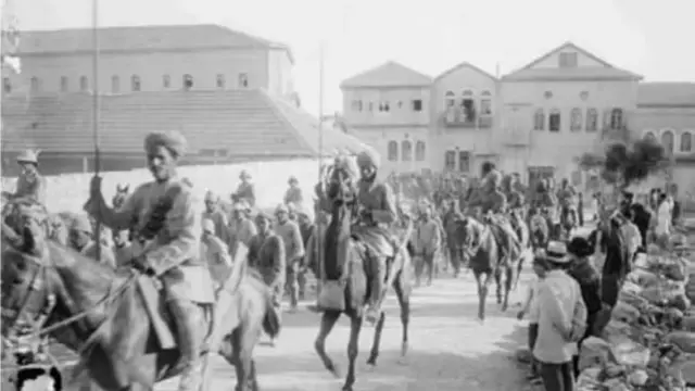 ઇઝરાયલમાં ભારતીય સૈનિકો 