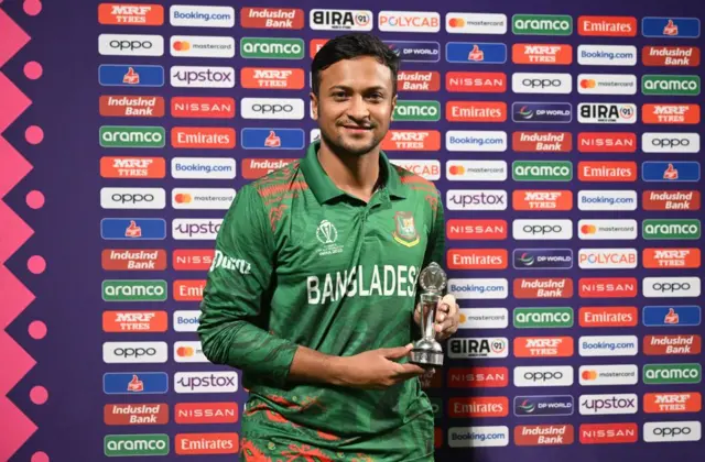 ওয়ানডে বিশ্বকাপে সাকিব চারবার ম্যাচসেরা হয়েছেন