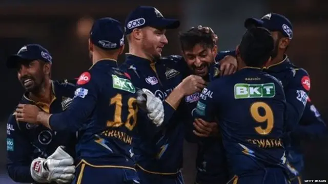 લખનૌને હરાવ્યા બાદ ગુજરાતના ખેલાડી