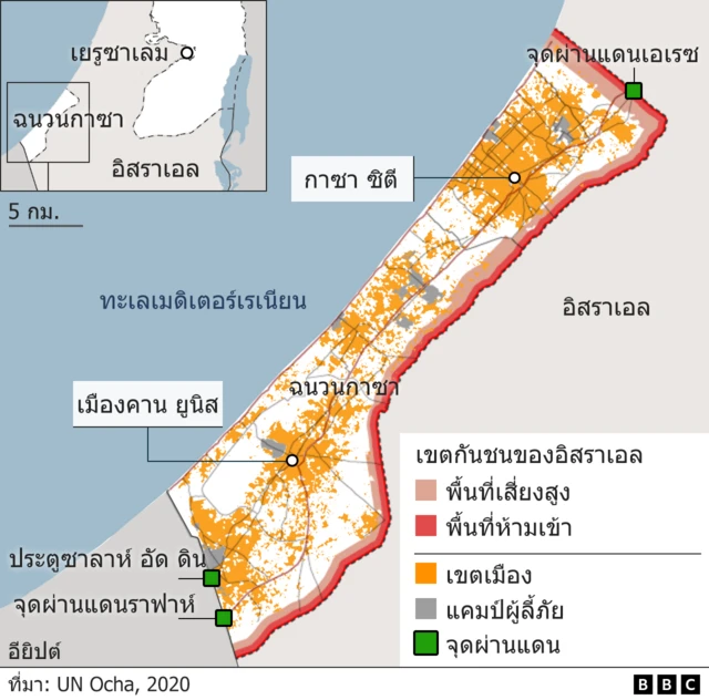 Gaza map