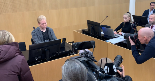 Kivimäki à Helsinki lors de son procès