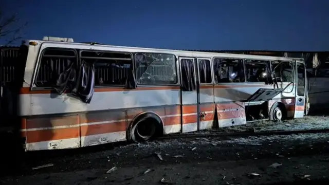 Россия зарба берган автобусда 12 кончи ҳалок бўлди