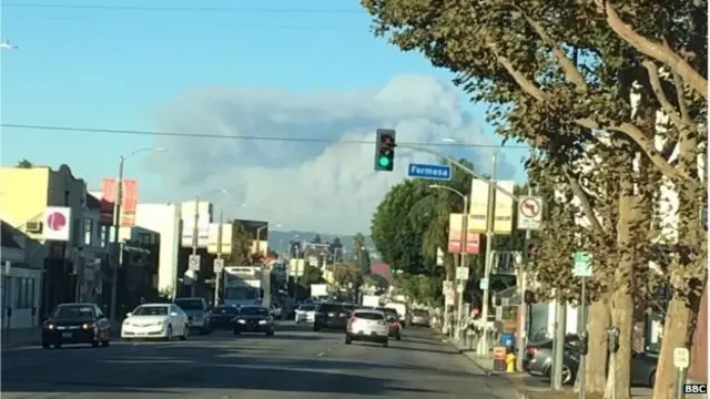 कॅलिफोर्निया आग