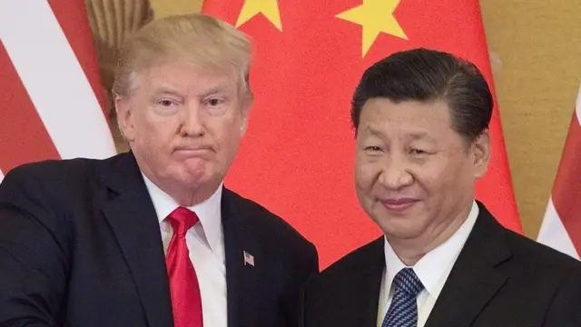 અમેરિકાના પ્રમુખ ડોનલ્ડ ટ્રમ્પ અને ચીનના રાષ્ટ્રપતિ શી જિનપિંગ