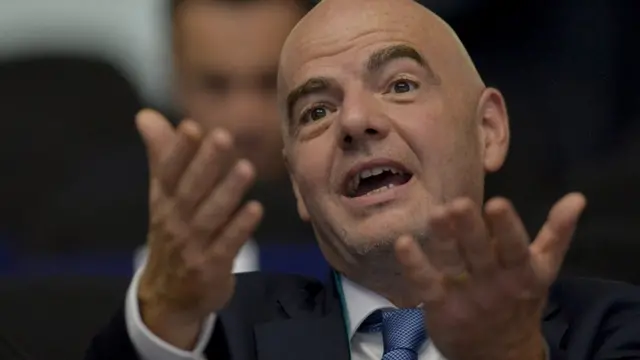 Gianni Infantino en Colombia