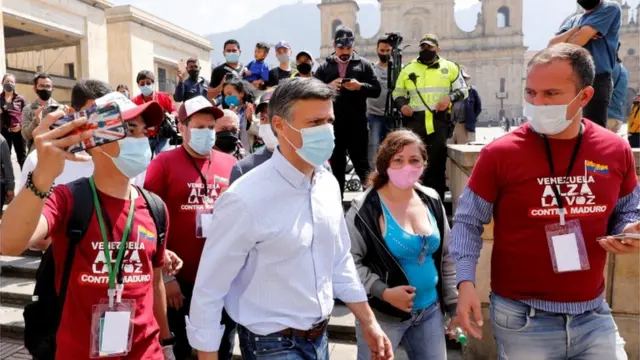 leopoldo López, en Bogotá.