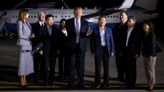 ඇමෙරිකානුවන් සිරකරුවන් තිදෙනා නිදහස් කිරීම උතුරු කොරියාව පළකළ විශාල සහනයකි.