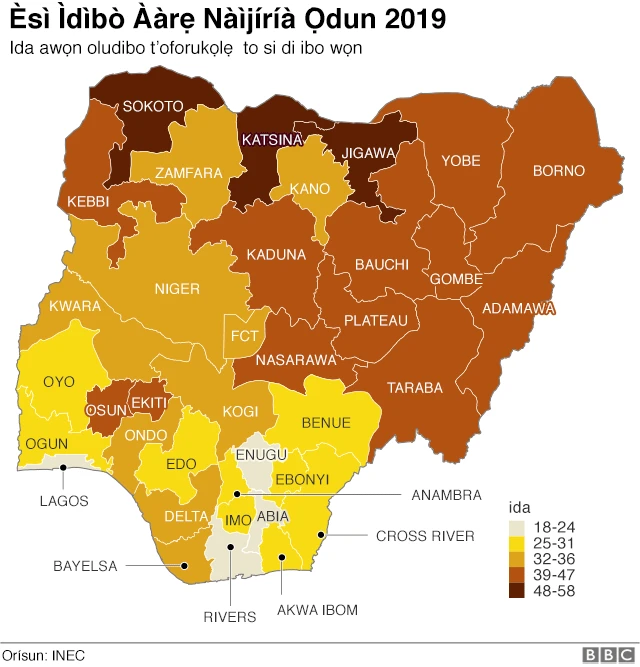 Aworan esi ibo aarẹ Naijiria