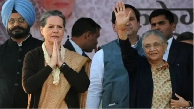 સોનિયા ગાંધી અને શીલા દીક્ષિત