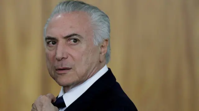 O presidente Michel Temer