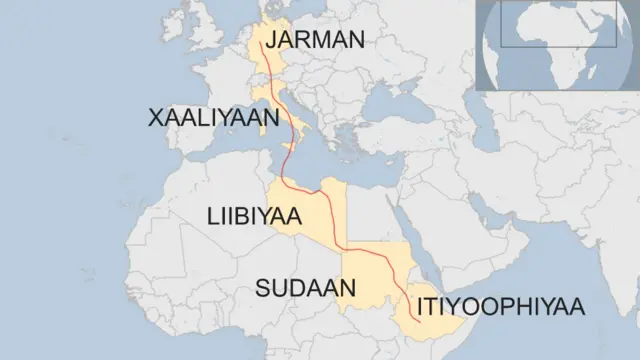 Karaa Leencoon irra imalee Jarman gahe