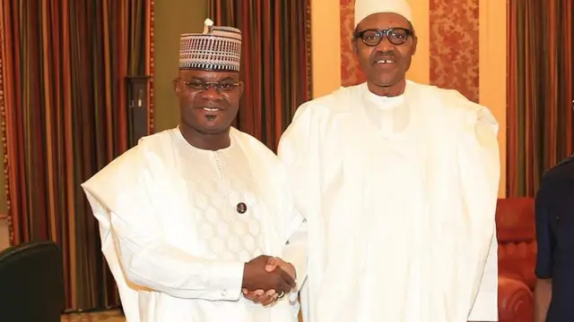 Gomina Yahaya Bello ati MUhammadu Buhari