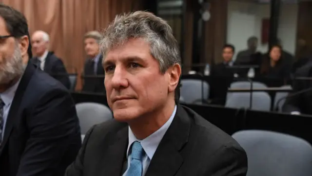 Amado Boudou durante su juicio