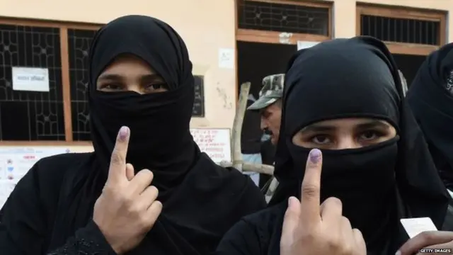 મતદાતા મહિલાની તસવીર