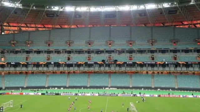 Ikibuga cy'imikino Olympike cya Baku kimaze imyaka ine, ndetse cyakiniwemo imikino yo mu matsinda ya Champions League ndetse n'iyo gushakisha tike zo gukina igikombe cy'isi