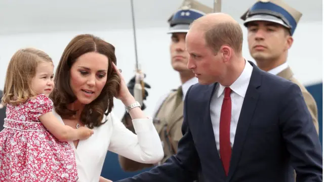 ดยุคและดัชเชสแห่งเคมบริดจ์ และเจ้าหญิงชาร์ลอตต์