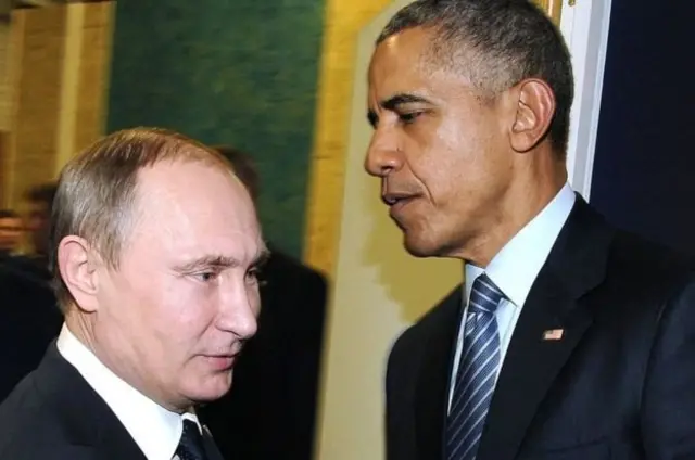 Rusya Devlet Başkanı Vladimir Putin ve ABD Başkanı Barack Obama