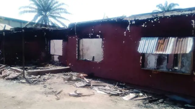 Chidinma house from otside as Esther take burn am