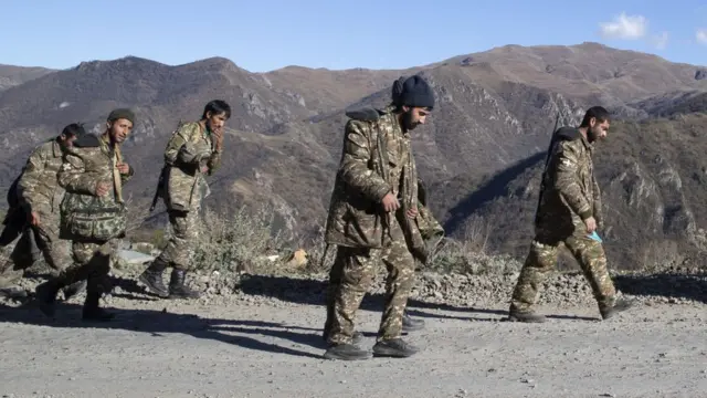 Dağlıq Qarabağda Ermənistan hərbçiləri