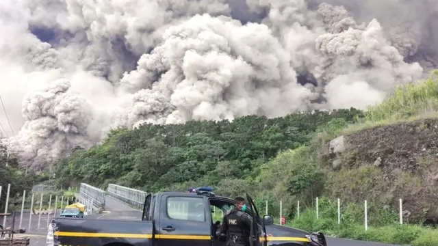 Guatemala, Fuego, gunung berapi