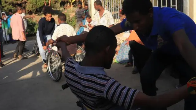 የተለያየ እንቅስቃሴ የሚሠሩ አካል ጉዳኞች