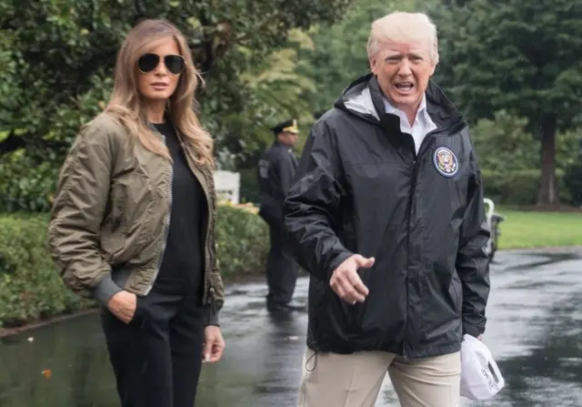 دونالد ترامپ و همسرش