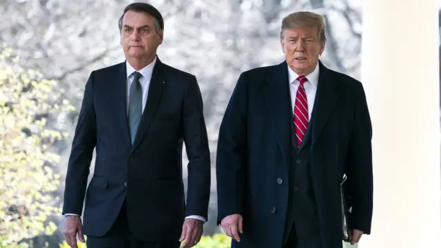 Bolsonaro e Trump nos Estados Unidos