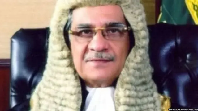 पाकिस्तान के सुप्रीम कोर्ट के चीफ़ जस्टिस मियाँ साक़िब निसार
