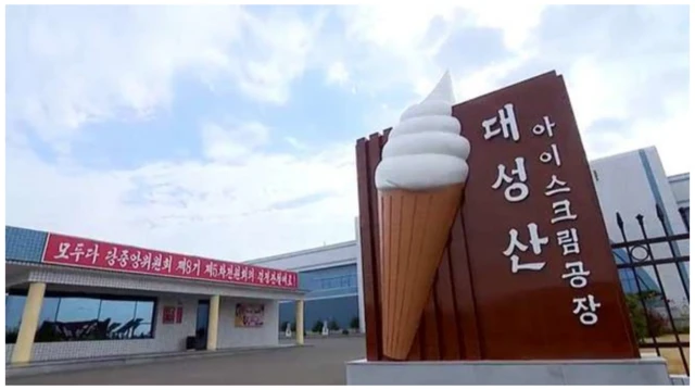 지난해 11월 완공된 평양 대성산아이스크림공장