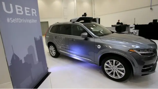 Uber'in Volvo'dan alacağı sürücüsüz araçlardan biri