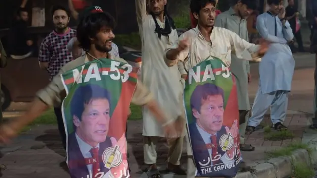 ઇમરાન ખાનના સમર્થકોની ઉજવણી