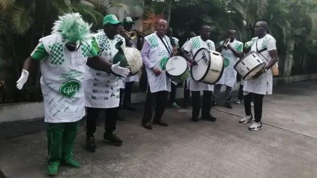 Nigeria football fans for Lagos