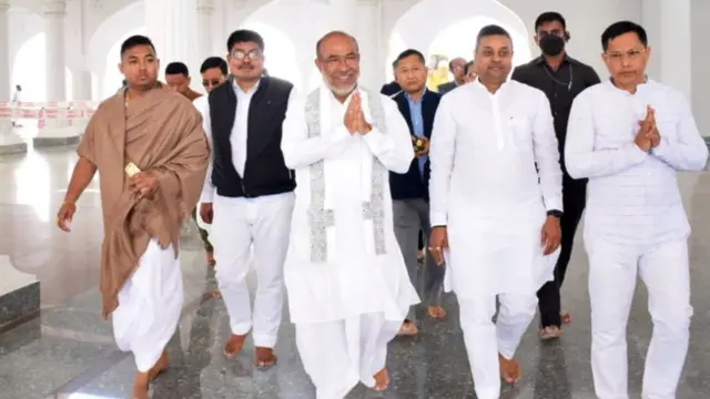 मणिपुर के मुख्यमंत्री एन वीरेन सिंह