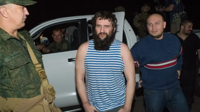 В августе 2015 в районе Марьинки произошел обмен пленными