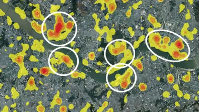 지난 5일 오후가 되자 여의도, 한강 변, 남산 인근 등 꽃놀이 지역의 방문객이 많이 증가했다