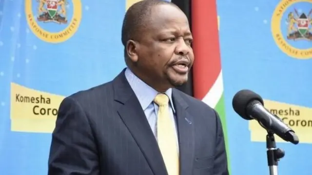 Waziri wa Afya Kenya Mutahi Kagwe