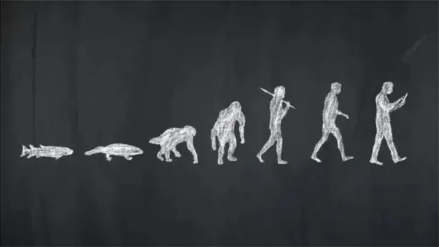 రాతి యుగం తర్వాతి దశలో నిటారుగా నడిచే వానరాలు పుట్టుకొచ్చాయి.