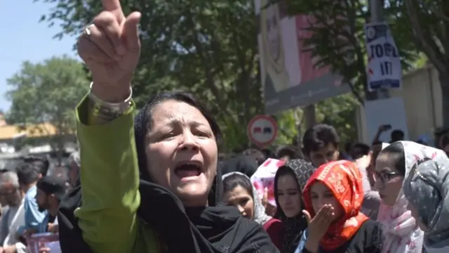 معترضان در کابل